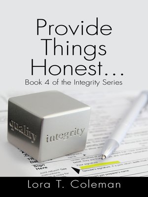 cover image of Provide Things Honest . . .